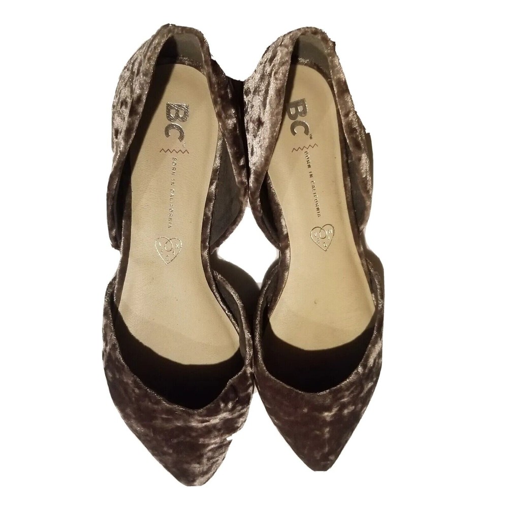 BC Footwear Chocolate Velvet Loafers - Picture 3 of 6